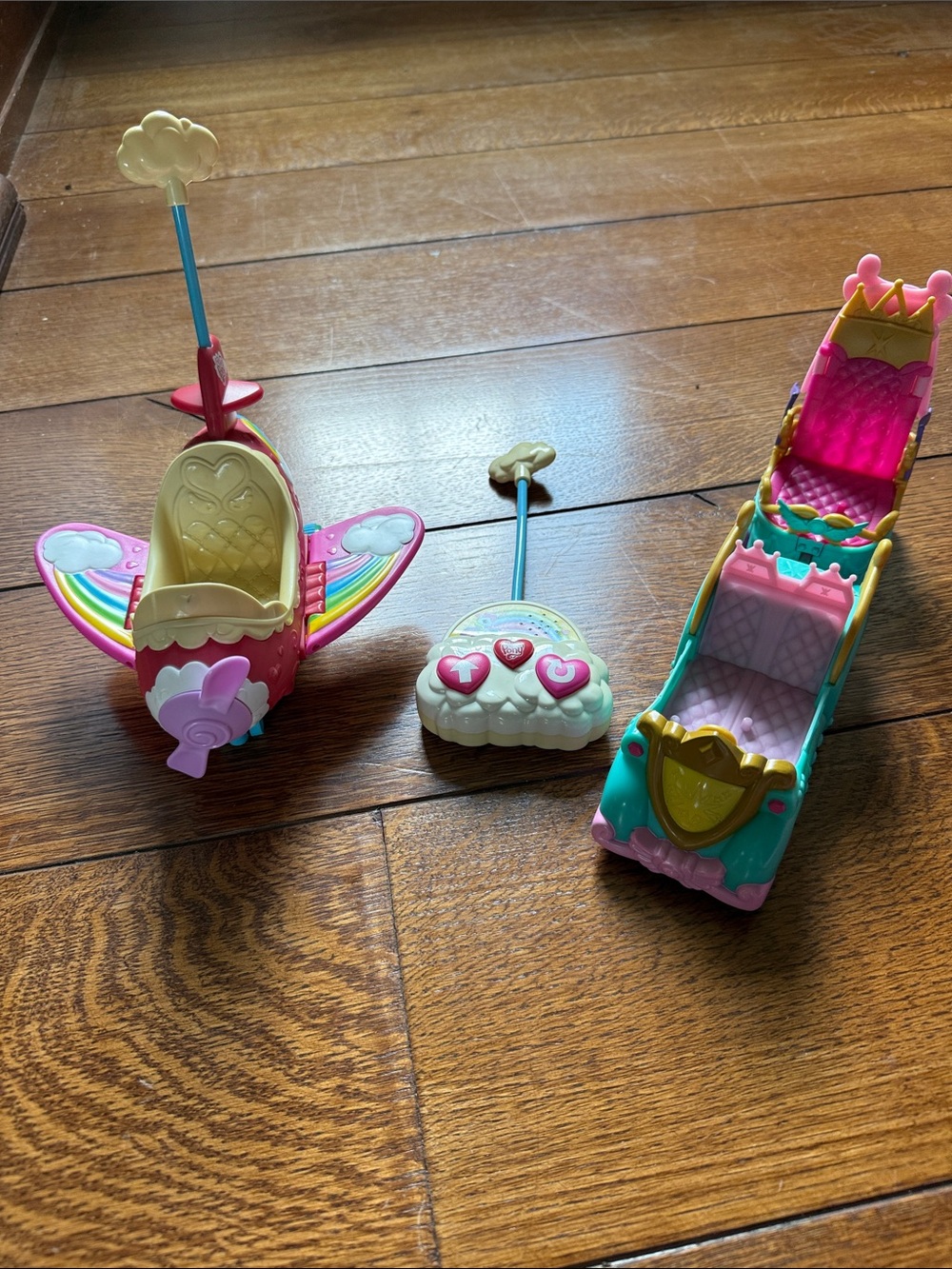 My Little Pony Princess Celebration Cars and  working 2009 RC plane